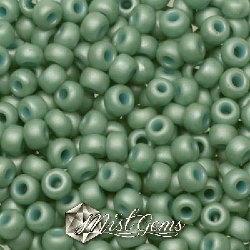 Miyuki Round Rocailles 8/0 RR 2028 Opaque Matte Luster Sea Foam