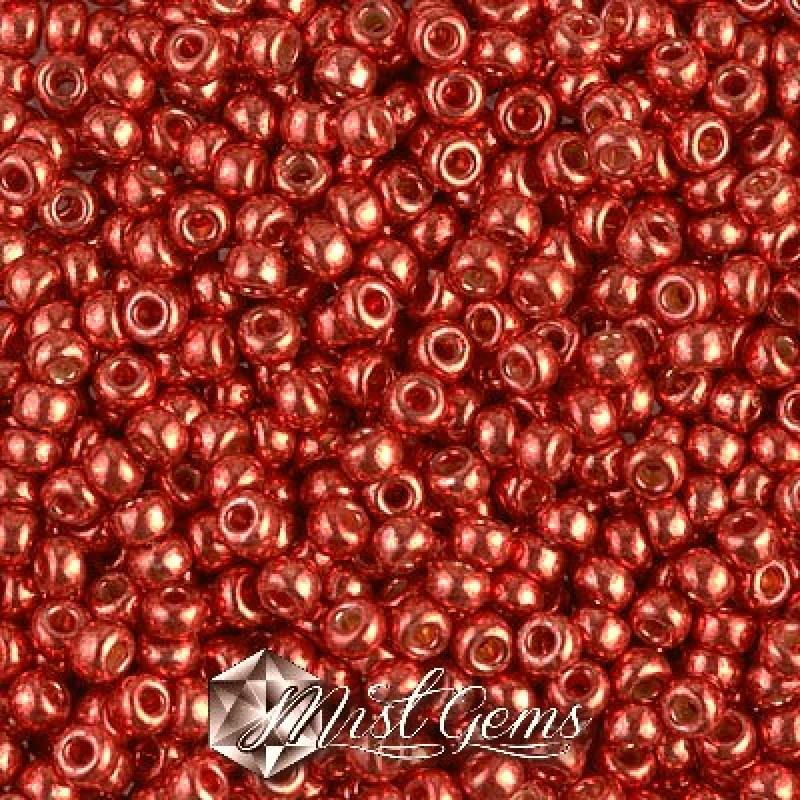Miyuki Round Rocailles 8/0 RR 4208 Duracoat Galvanized Berry