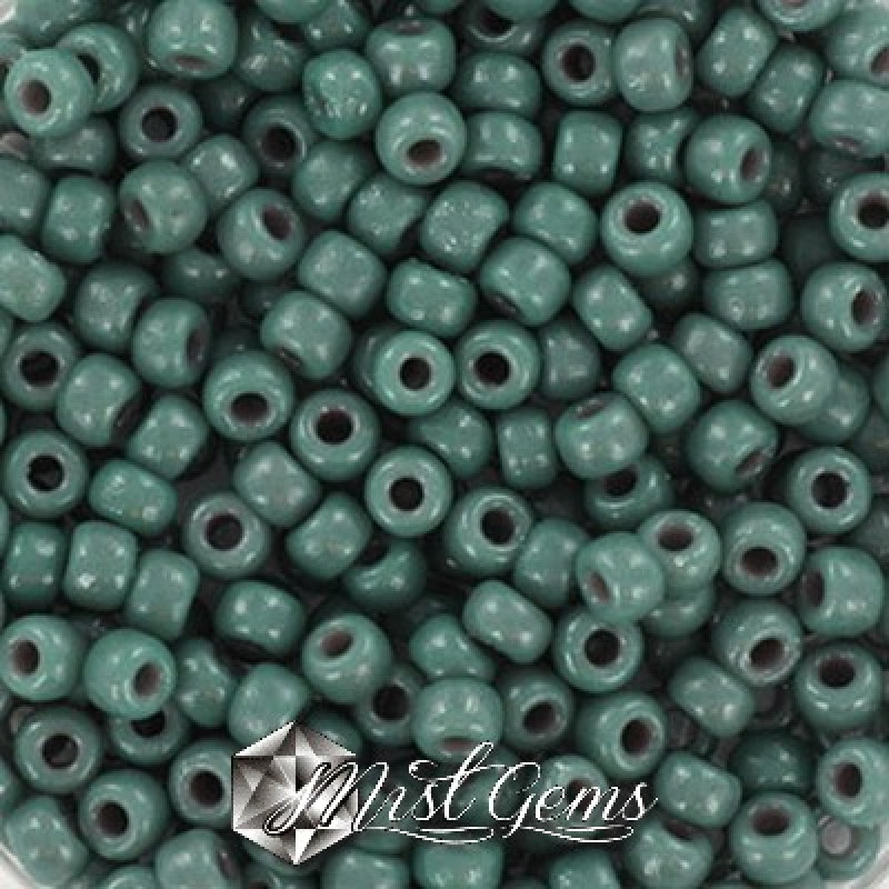 Miyuki Round Rocailles 8/0 RR 4481 Duracoat Opaque Eucalyptus 