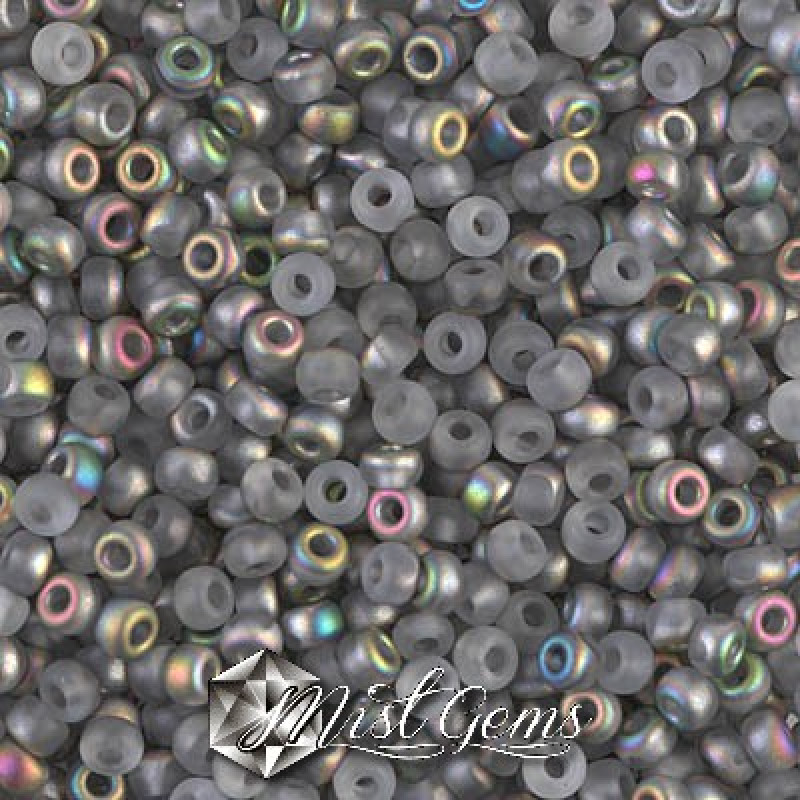Miyuki Round Rocailles 8/0 RR-4557 Crystal Vitrail Matted