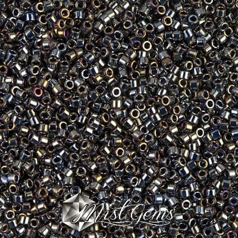 Delica 11/0 DB 0026 (DB26) Metallic Black Luster