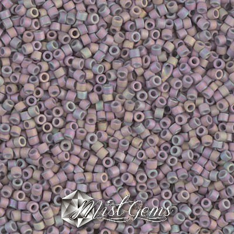 Delica 11/0 DB 1067 Matted Metallic Thistle Gold Iris
