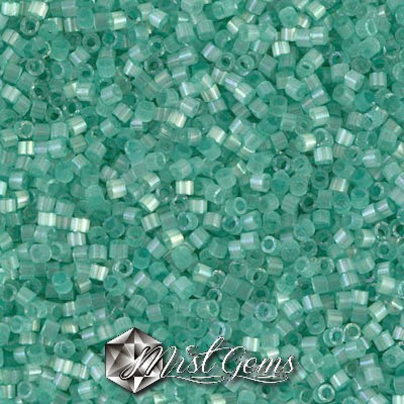 Delica 11/0 DB 1812 Dyed Light Aqua Green Silk Satin