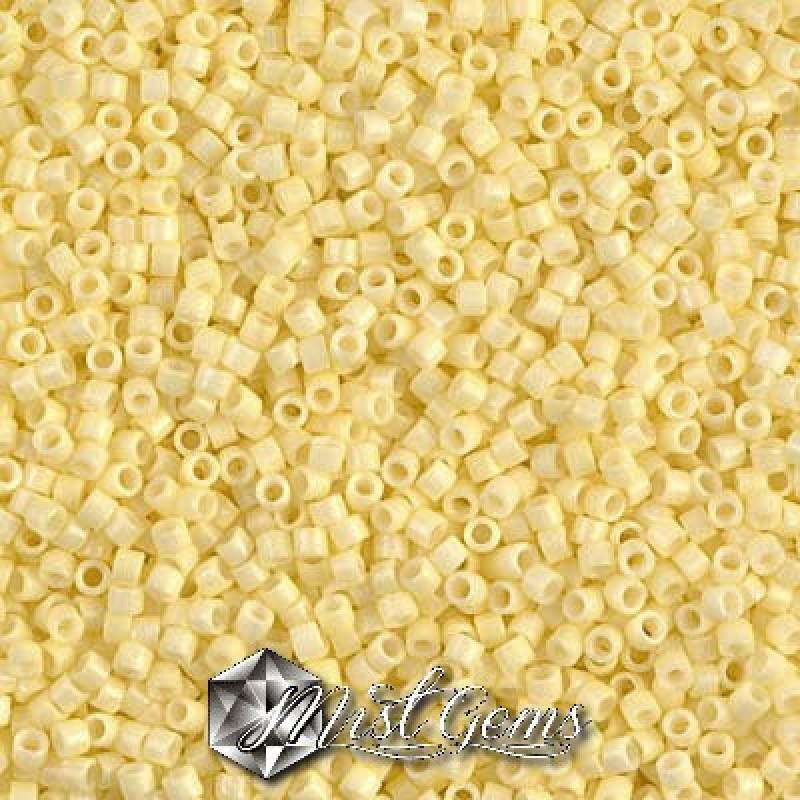 Delica 11/0 DB 2101  Duracoat Opaque  Light Lemon Ice
