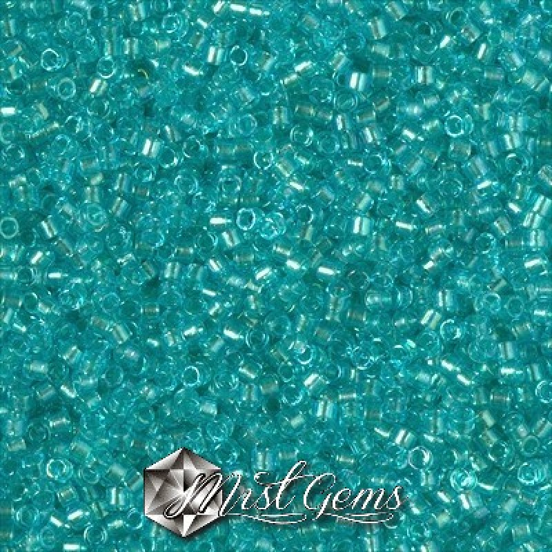 Delica 11/0 DB 2382 Fancy Lined Aqua