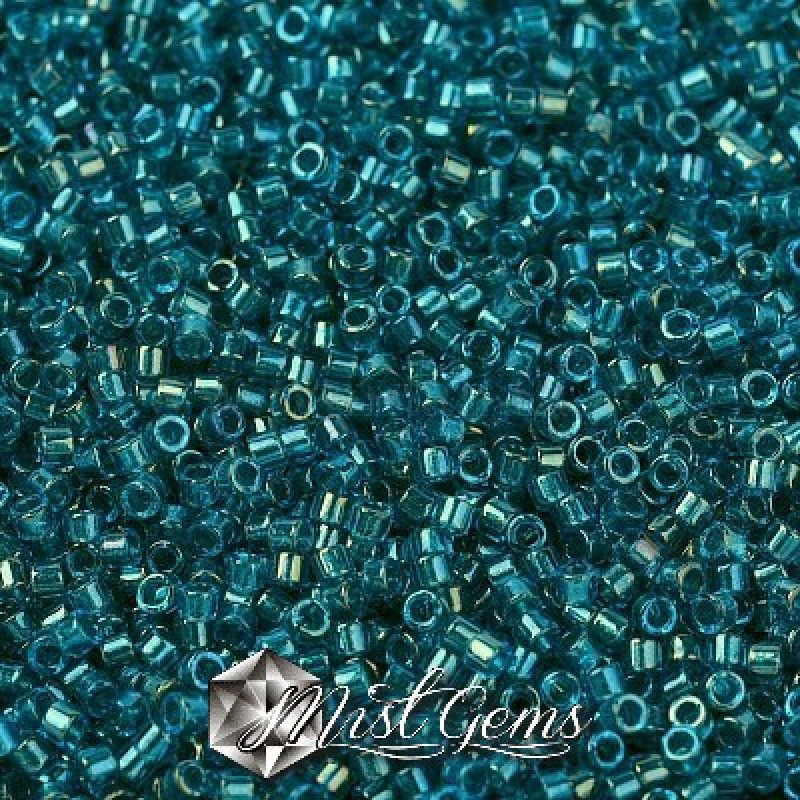 Delica 11/0 DB 2385 Fancy Lined Teal Blue