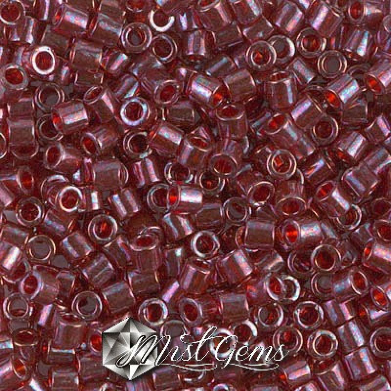 Delica 8/0 DBL 0116 Transparent Luster Red Metallic