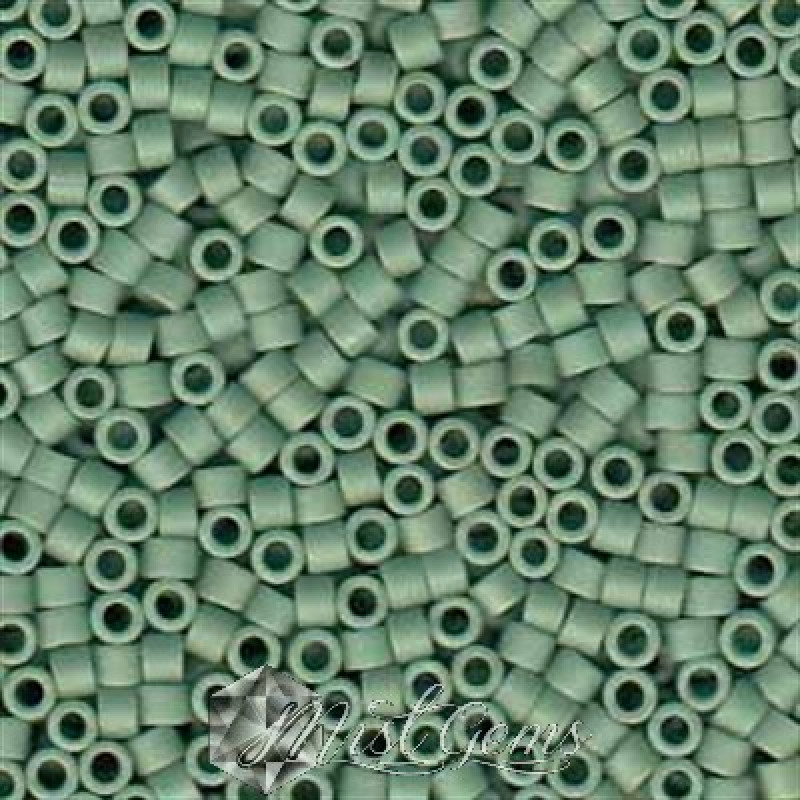 Delica 11/0 DB 0374 Metallic Seafoam Grey Matted