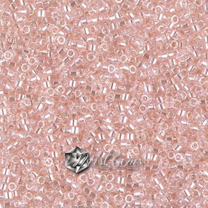 Delica 11/0 DB1223 Transparent Pink Mist Luster