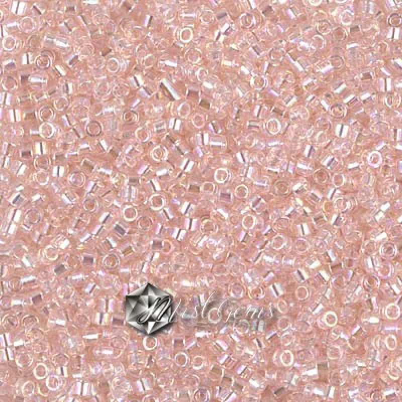 Delica 11/0 DB1243 Transparent Pink Mist AB