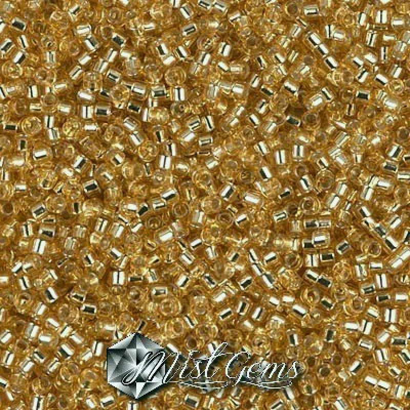 Delica 11/0 DB 0042 (DB42) Silver Lined Gold