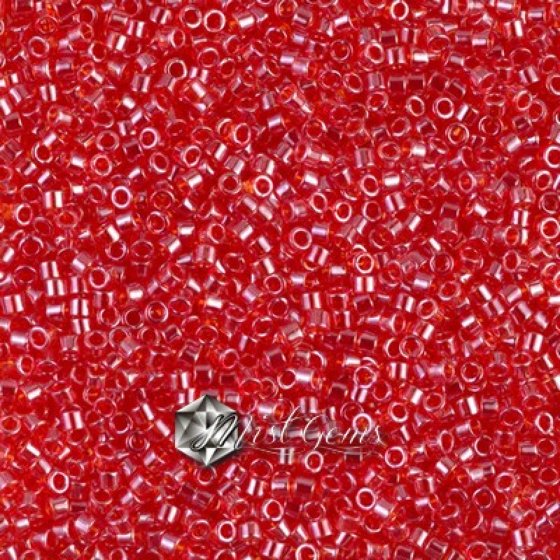 Delica 11/0 DB 0098 (DB98) Transparent Light Siam Luster