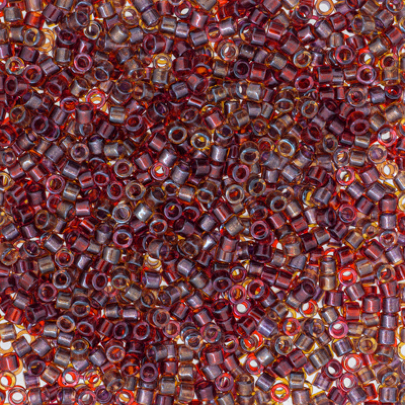 Delica 11/0 DB 0990 Red Olive Mauve