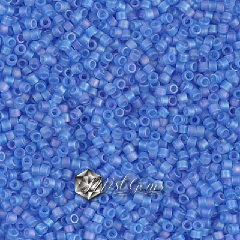 Delica 11/0 DB 1285 Matted Transparent Azure AB