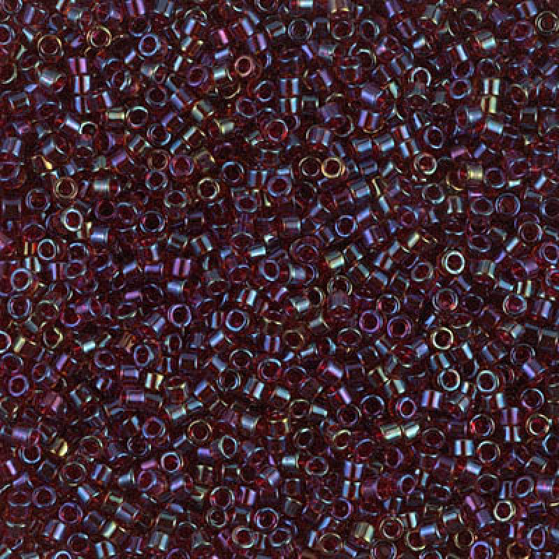 Delica 11/0 DB 1751 Red Lined Topaz AB