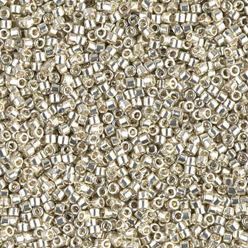 Delica 11/0 DB 1831 Duracoat Galvanized Silver