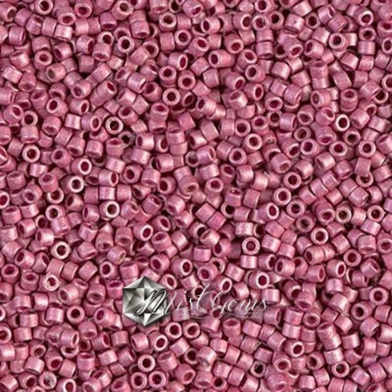 Delica 11/0 DB 1840F Matted Duracoat Galvanized Hot Pink