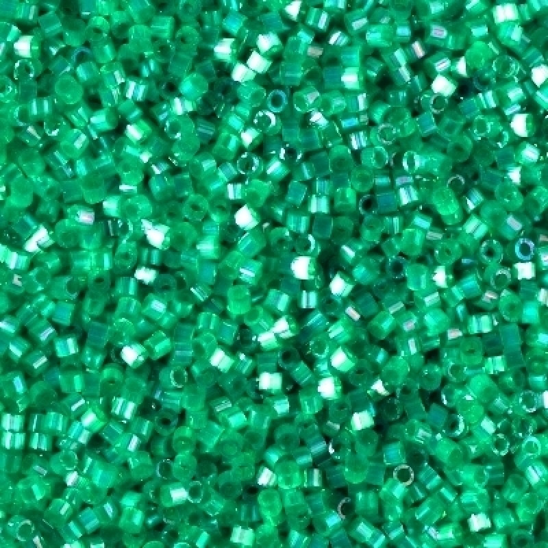 Delica 11/0 DB 1869 Silk Inside Dyed Aqua Green