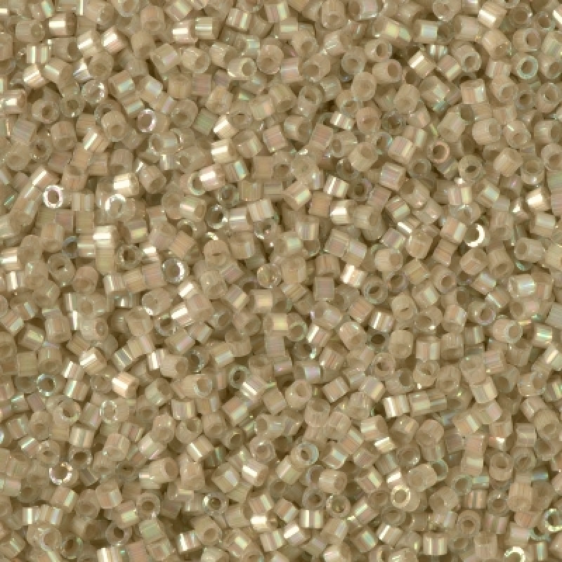 Delica 11/0 DB 1877 Silk Inside Dyed Pewter