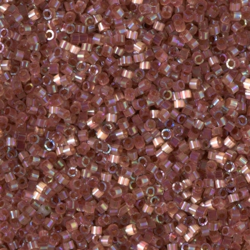 Delica 11/0 DB 1878  Silk Inside Dyed Rose Topaz