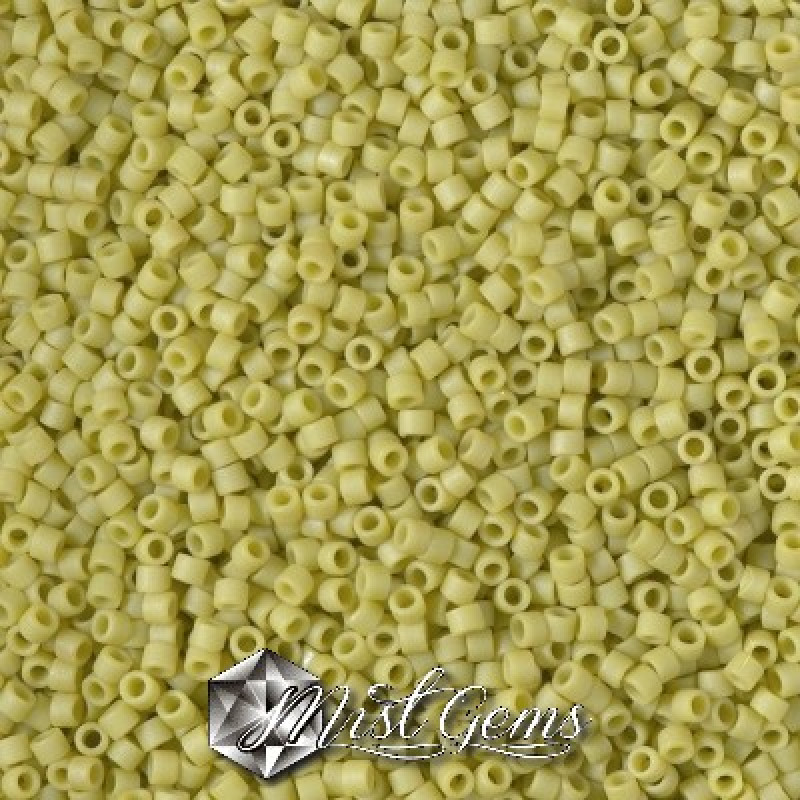 Delica 11/0 DB 2290 Opaque Glazed Frosted Honeydew