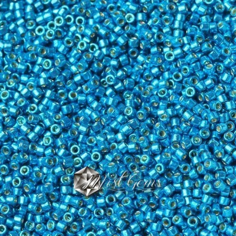Delica 11/0 DB 2513   Duracoat Galvanized Capri Blue