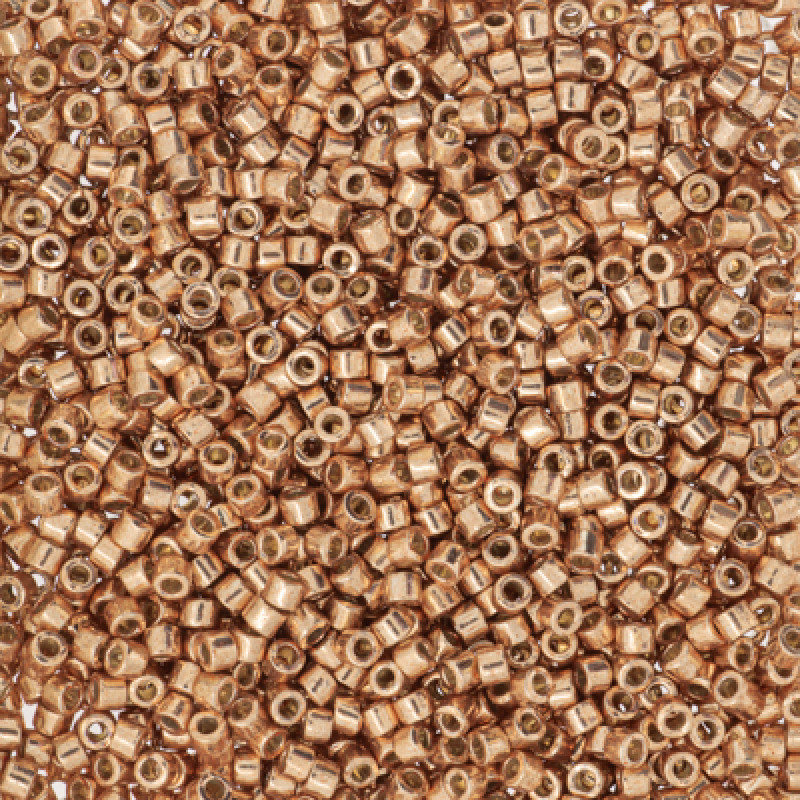 Delica 11/0 DB 2518 Duracoat Galvanized Rose Gold