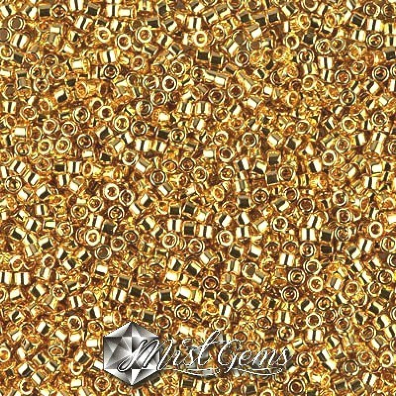 Delica 11/0 DB 0031 (DB31) 24kt Gold Plated-10 gr.