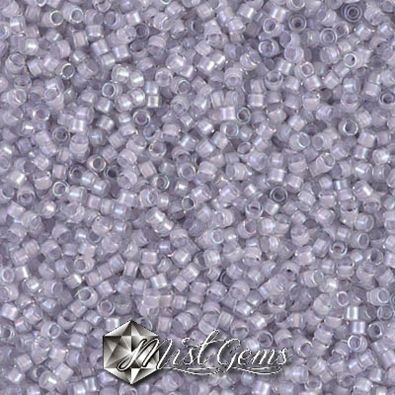 Delica 11/0 DB 0080 (DB80) Lined Pale Laven AB
