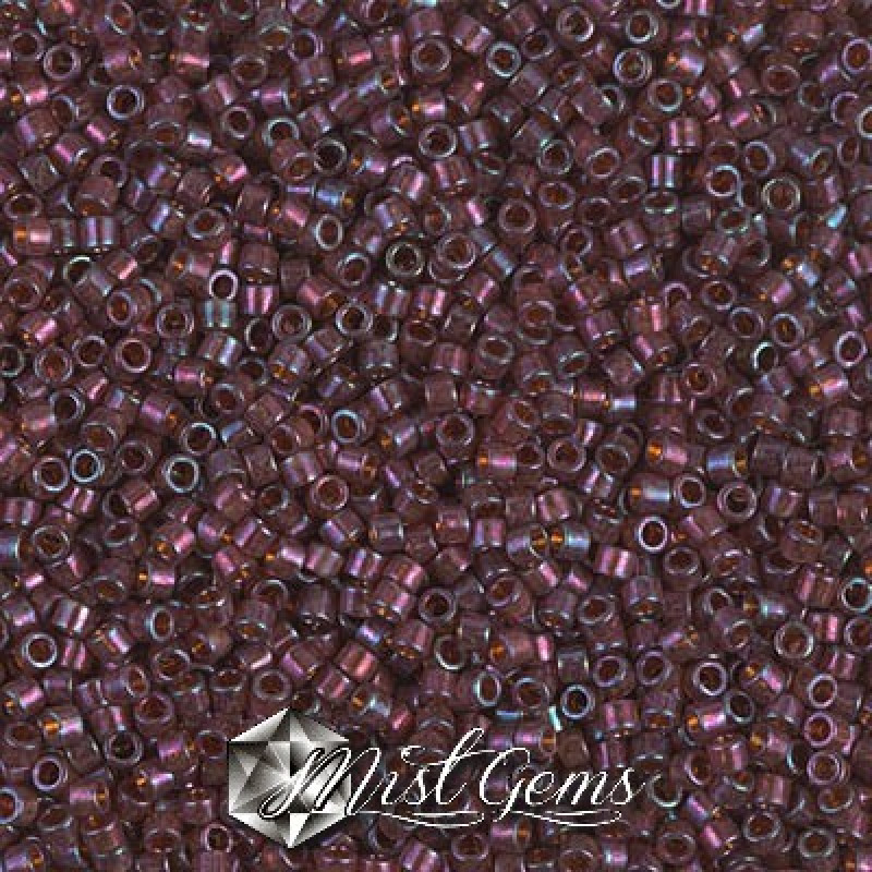 Delica 11/0 DB 0129 (DB129) Mulberry Rainbow Luster