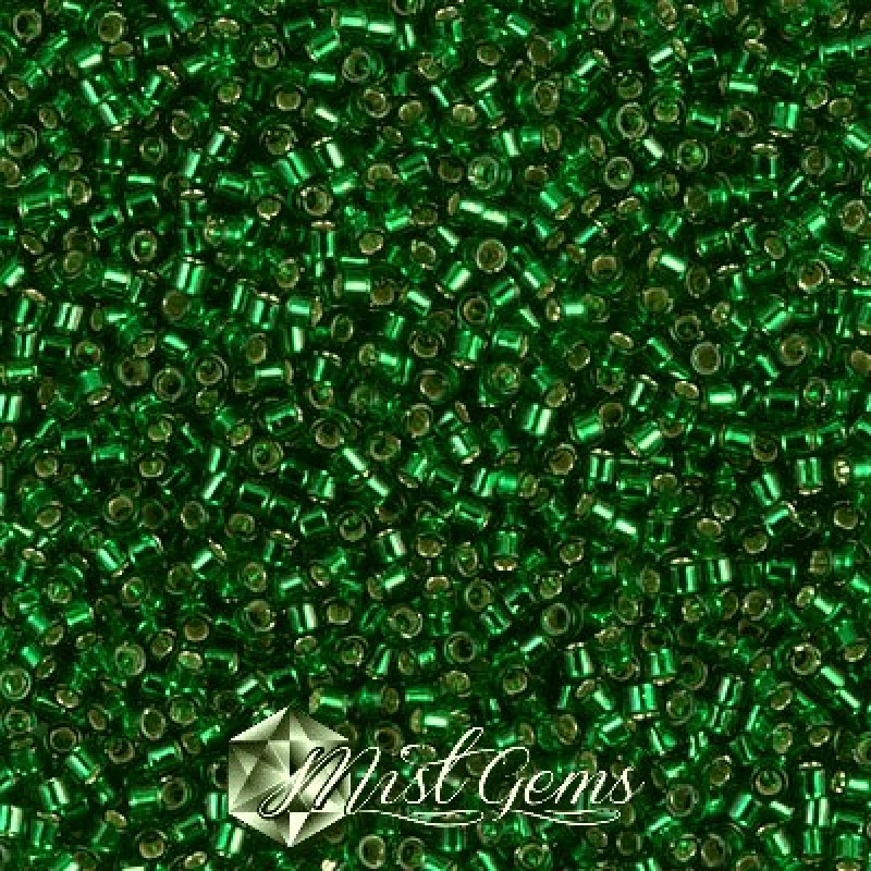 Delica 11/0 DB 0148 (DB148) Silver Lined Green