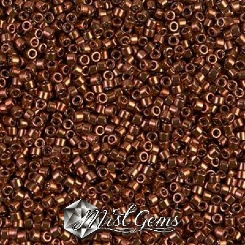 Delica 11/0 DB 0460 Galvanized Cinnamon Brown