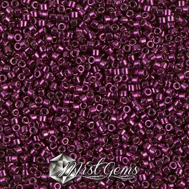 Delica 11/0 DB 0463 Galvanized Dark Fuchsia Dyed