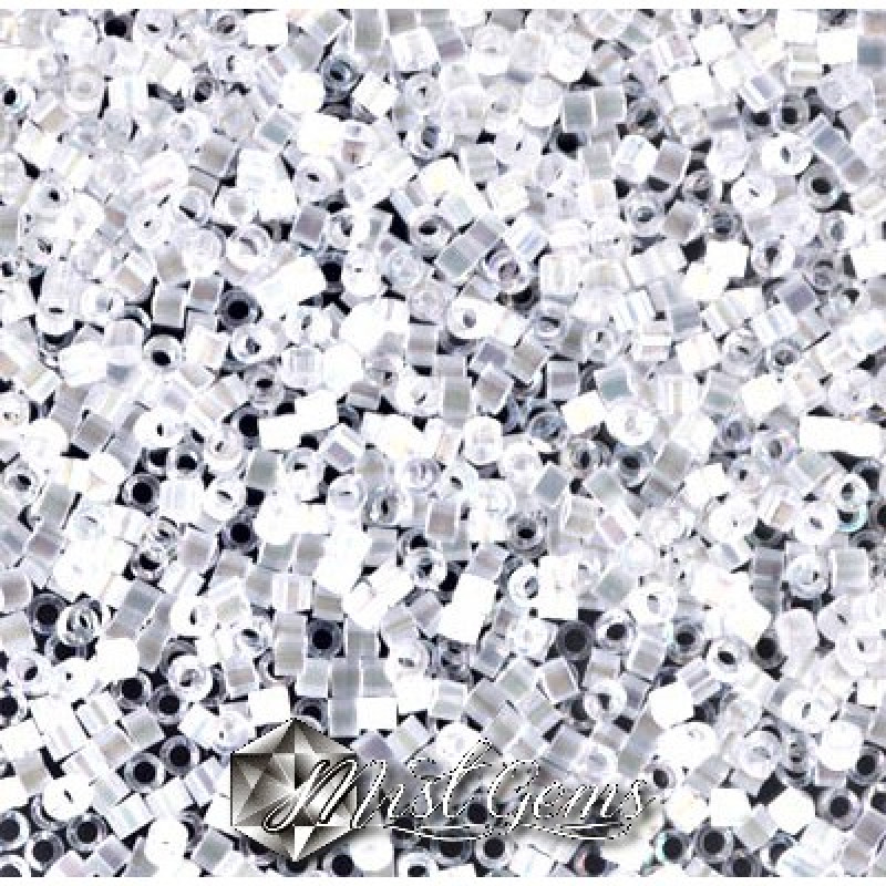 Delica 11/0 DB 0670 Silk-Satin Crystal AB