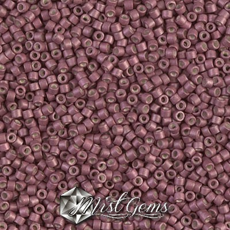 Delica 11/0 DB 1173 Galvanized Matted Magenta