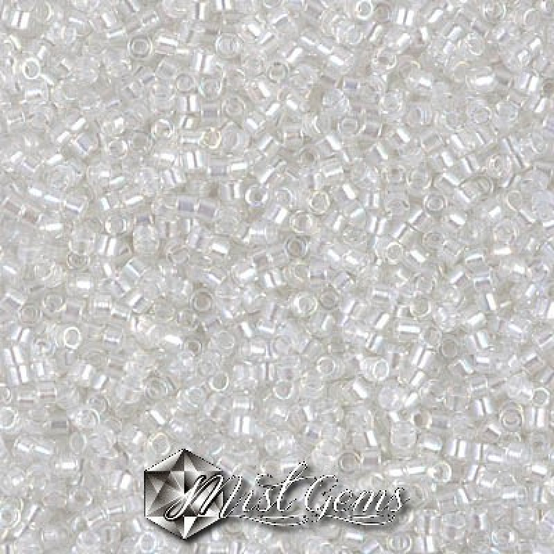 Delica 11/0 DB 1671-Pearl Lined Crystal AB