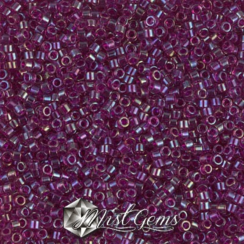 Delica 11/0 DB 1747 Fuchsia Lined Amethyst AB