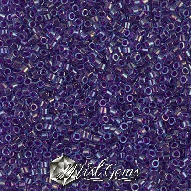 Delica 11/0 DB 1756 Sparkling Purple Lined Amethyst AB 
