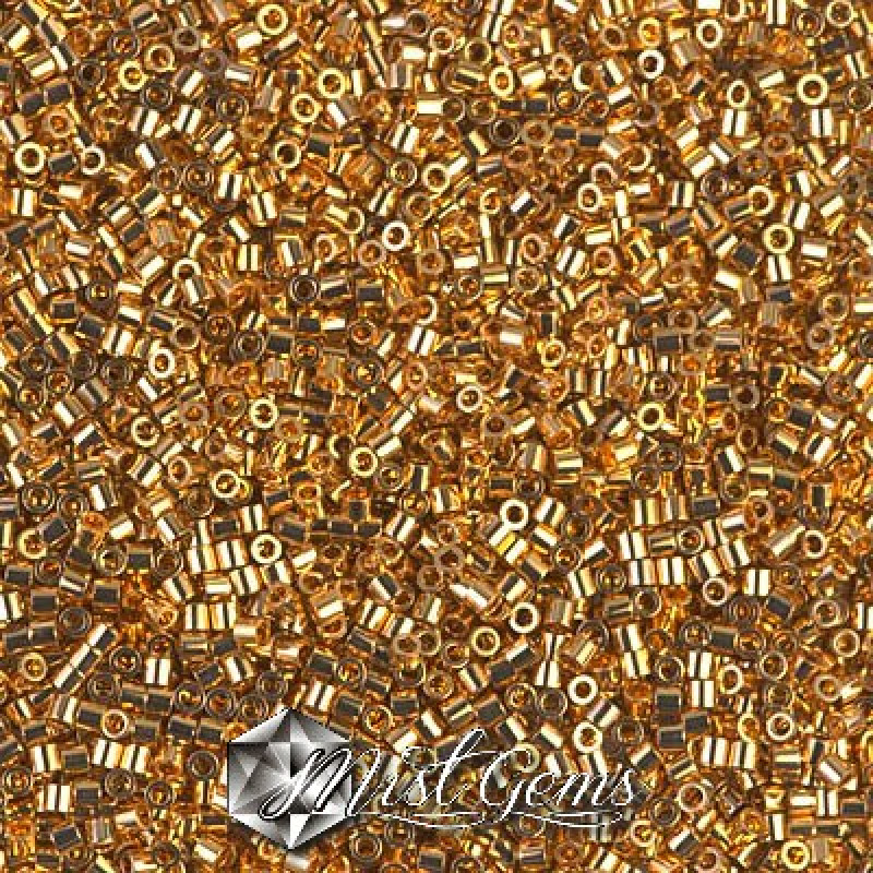 Delica 15/0 DBS 0034 24kt Light Gold Plated-2 gr.