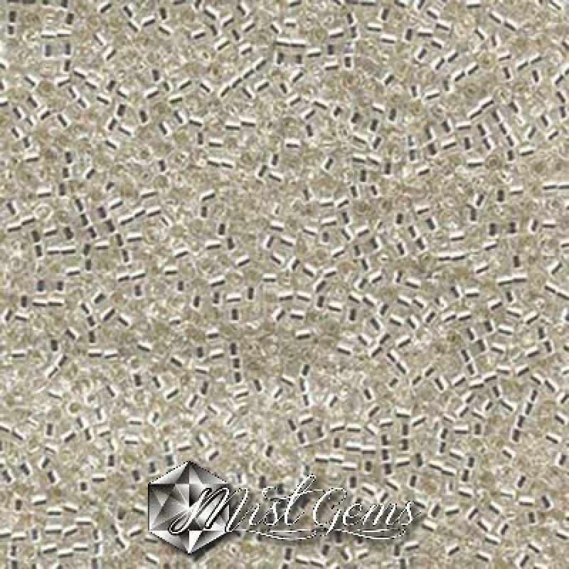 Delica 15/0 DBS 0041 Silver Lined Crystal