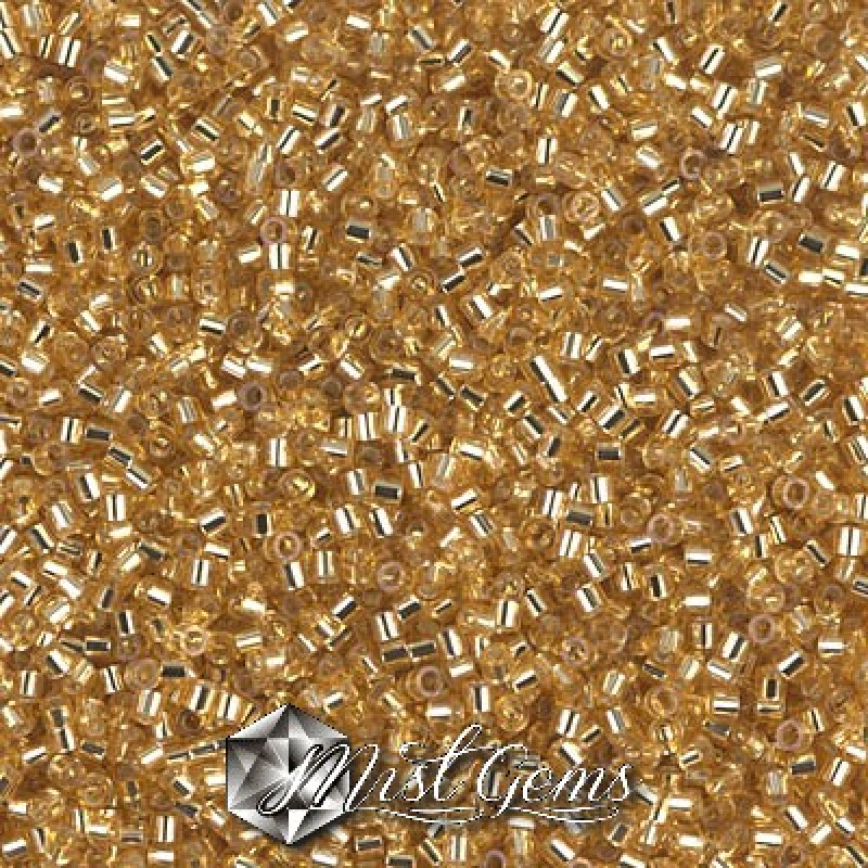 Delica 15/0 DBS 0042 Gold Lined Crystal