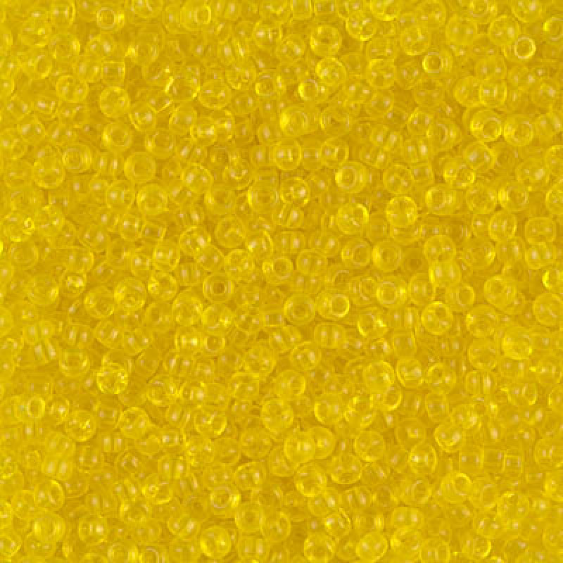 Miyuki Round Rocailles-11/0 RR-0136 Transparent Yellow