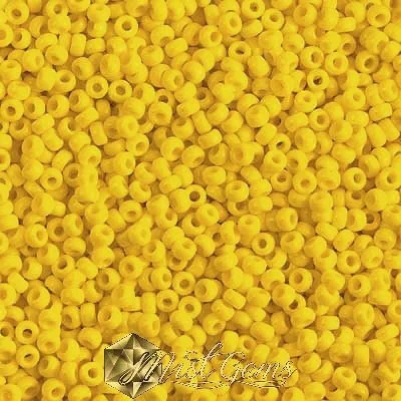 Miyuki Round Rocailles 11/0 RR-0404 Opaque Yellow