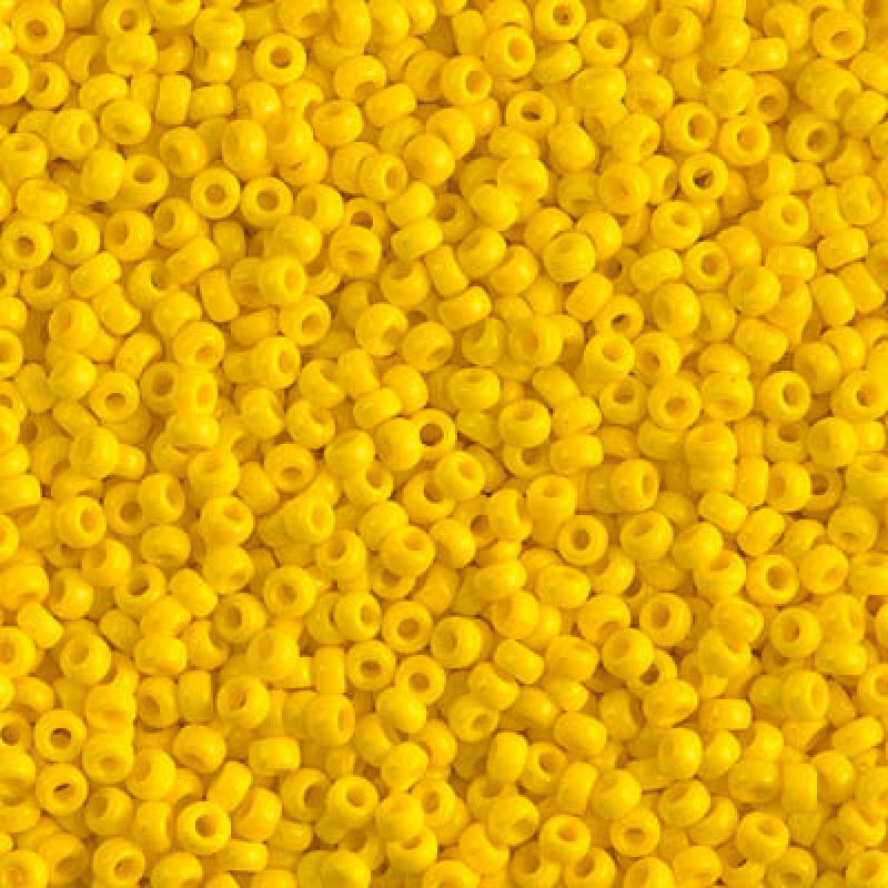 Miyuki Round Rocailles 11/0 RR-0404D Opaque Dark Yellow