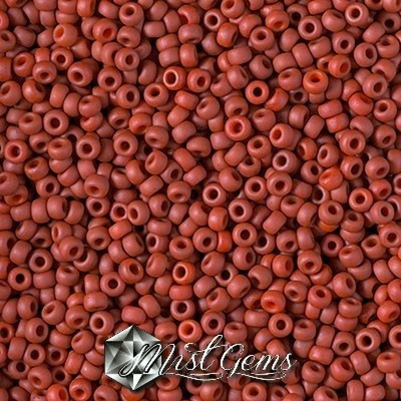 Miyuki Round Rocailles 11/0 RR-1236 Matte Opaque Terracotta