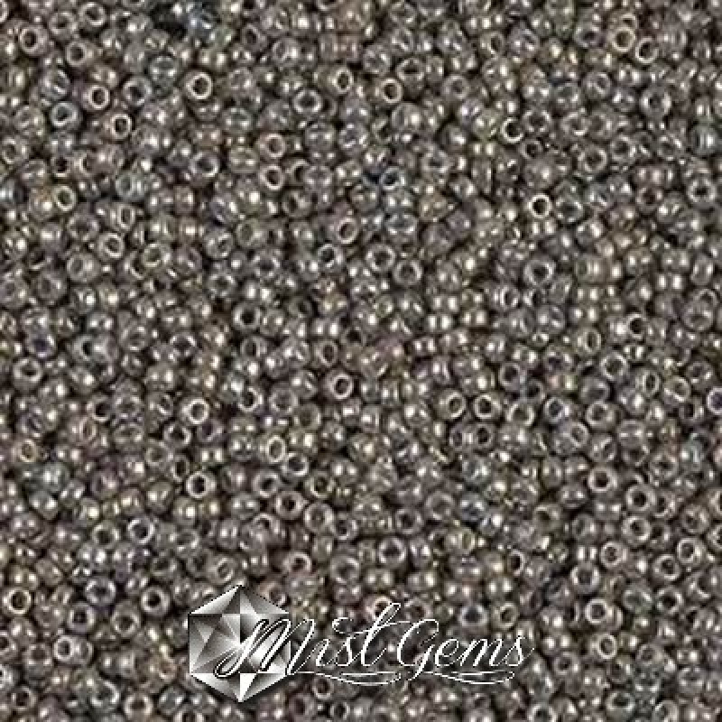 Miyuki Round Rocailles 11/0 RR-1865 Opaque Smoke Gray Luster