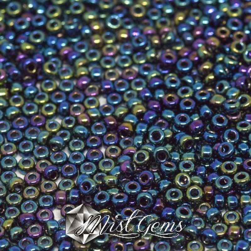 Miyuki Round Rocailles 11/0 RR-1952 Metallic Blue Iris