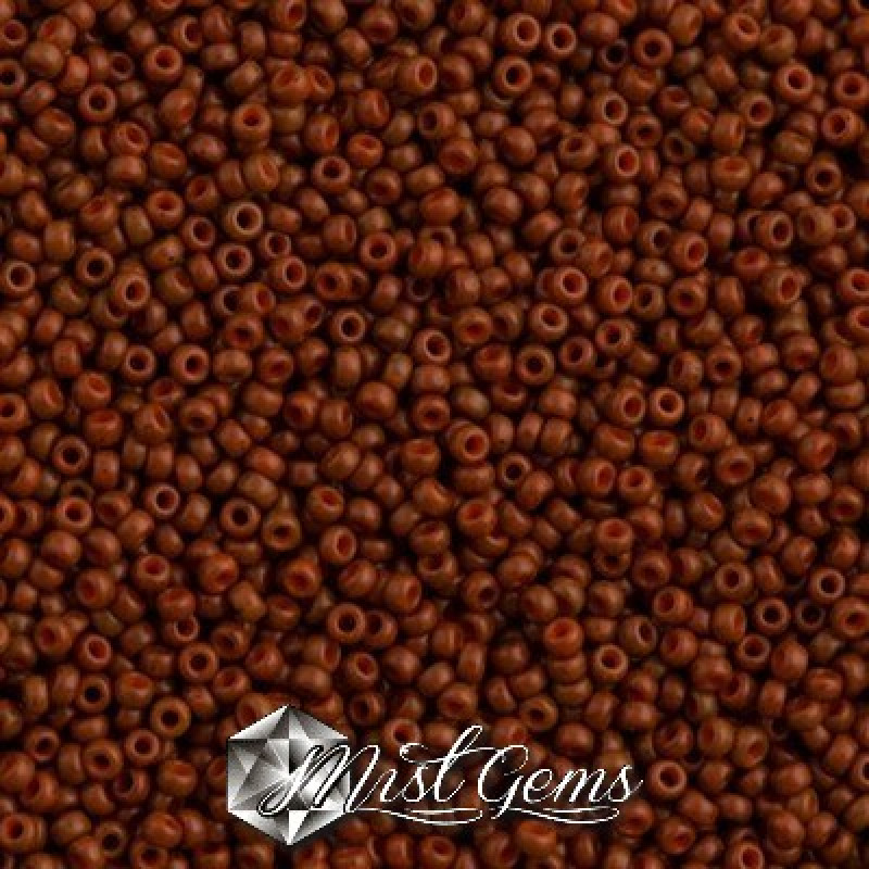Miyuki Round Rocailles 11/0 RR-2043  Special Dyed Chocolate Brown