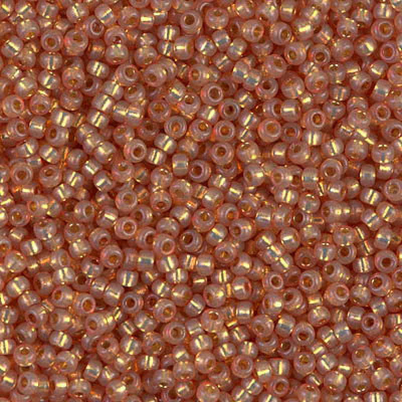 Miyuki Round Rocailles 11/0 RR-4243 Duracoat Silverlined Dyed Topaz Gold