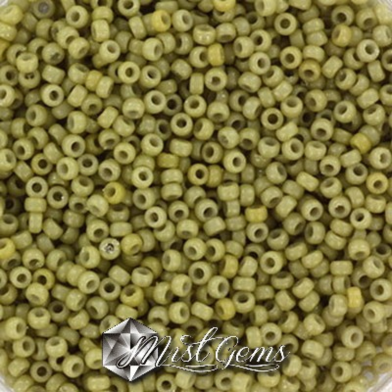 Miyuki Round Rocailles 11/0 RR-4474 Duracoat Opaque Dyed Cactus 